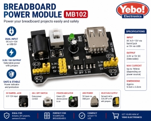 (image for) Breadboard Power Module (VEL15)